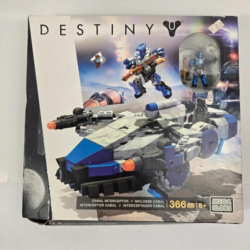 Mega Bloks Destiny Cabal Interceptor Set 366 Pcs NIB Sealed Fighter Ship 8+